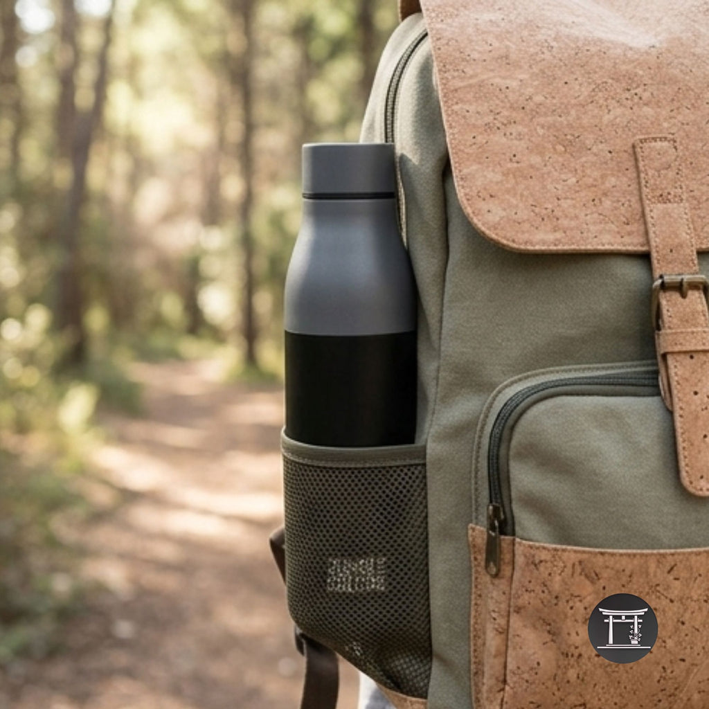 Reusable Stainless Steel Water Bottle (Matt Effect Black)
