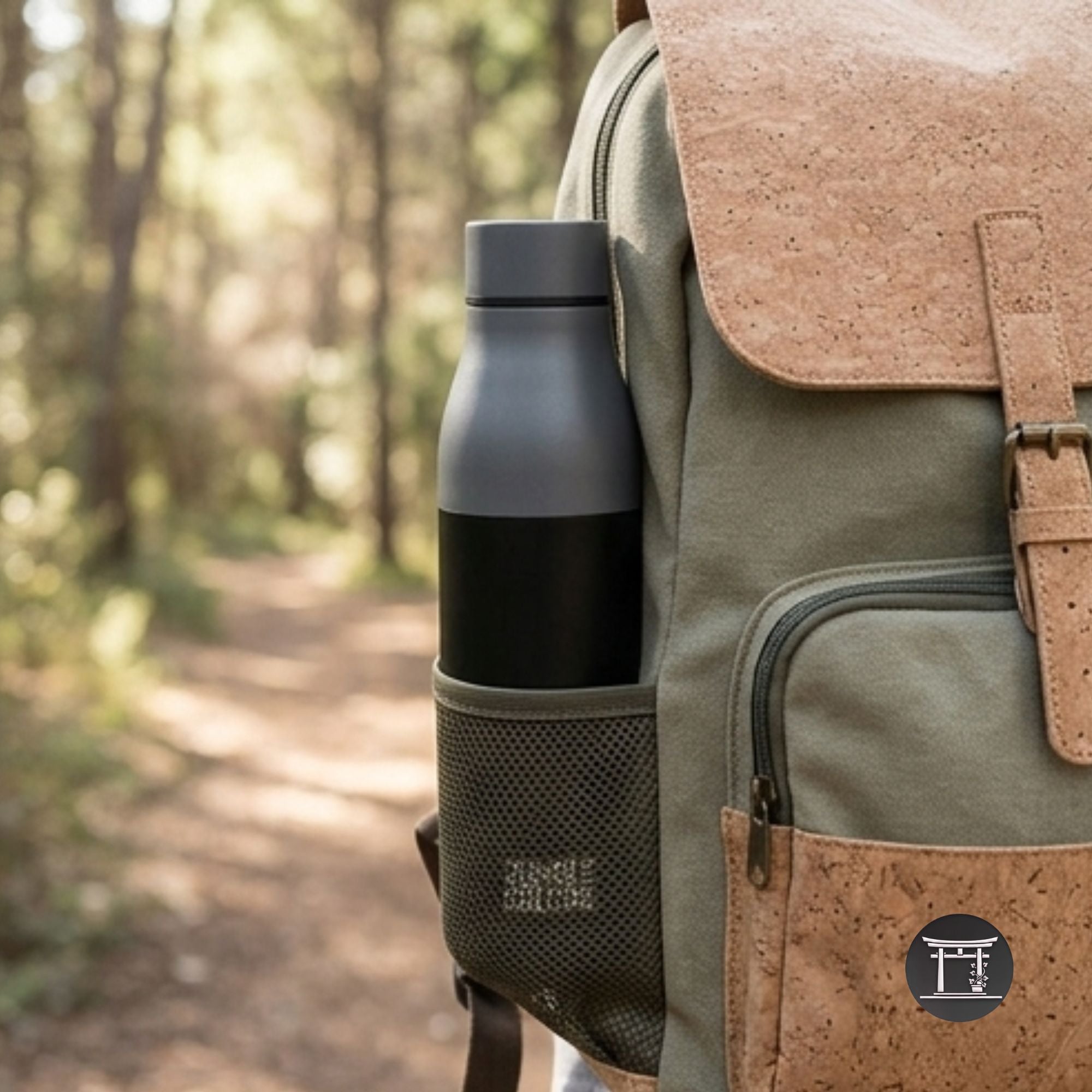 Reusable Stainless Steel Water Bottle (Matt Effect Black)