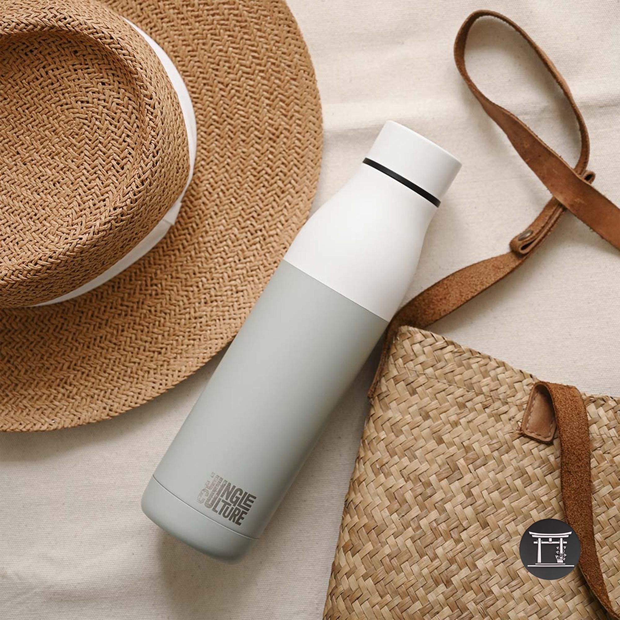 Reusable Stainless Steel Water Bottle (Matt Effect Black)
