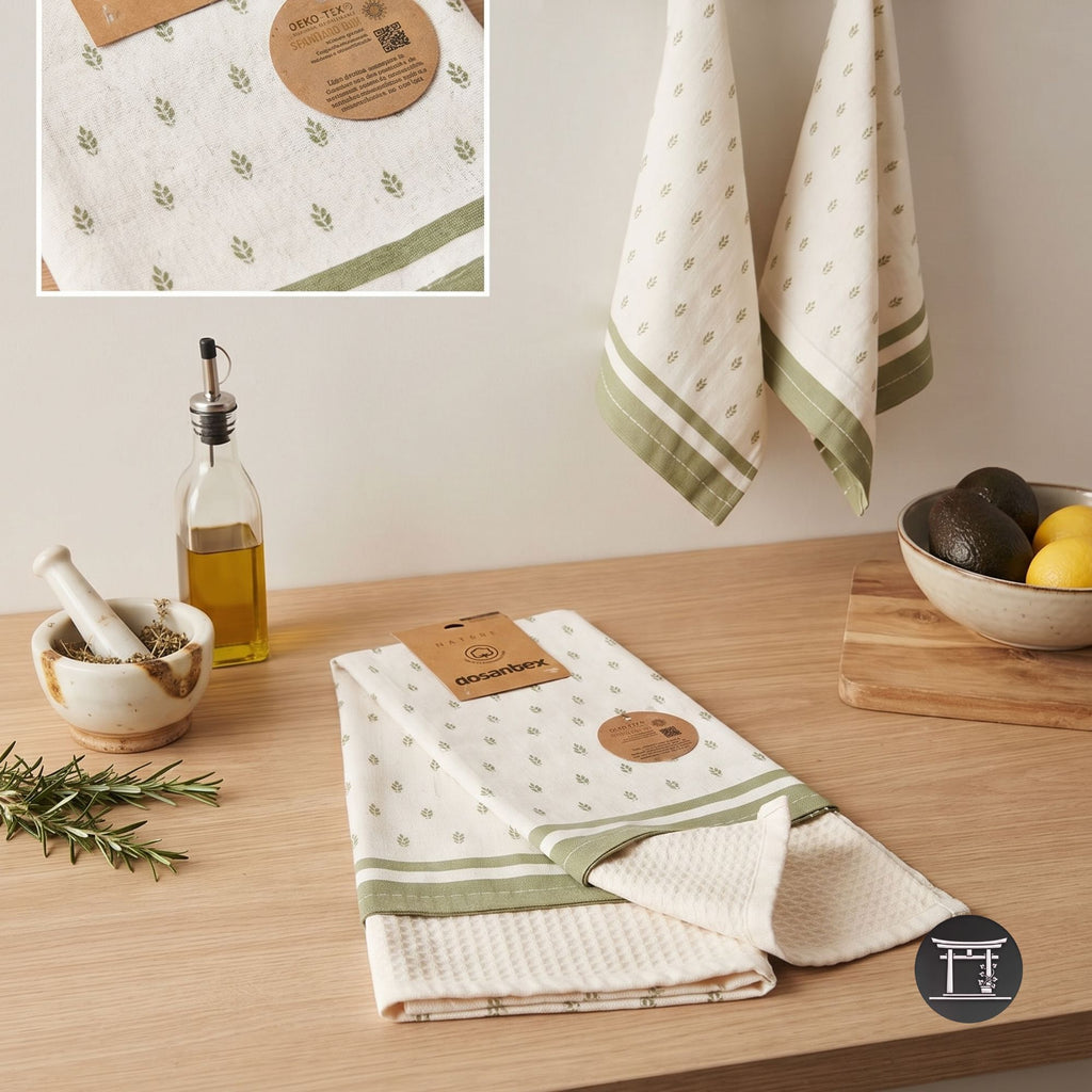Draps de cuina de cotó / Paños de cocina de algodón